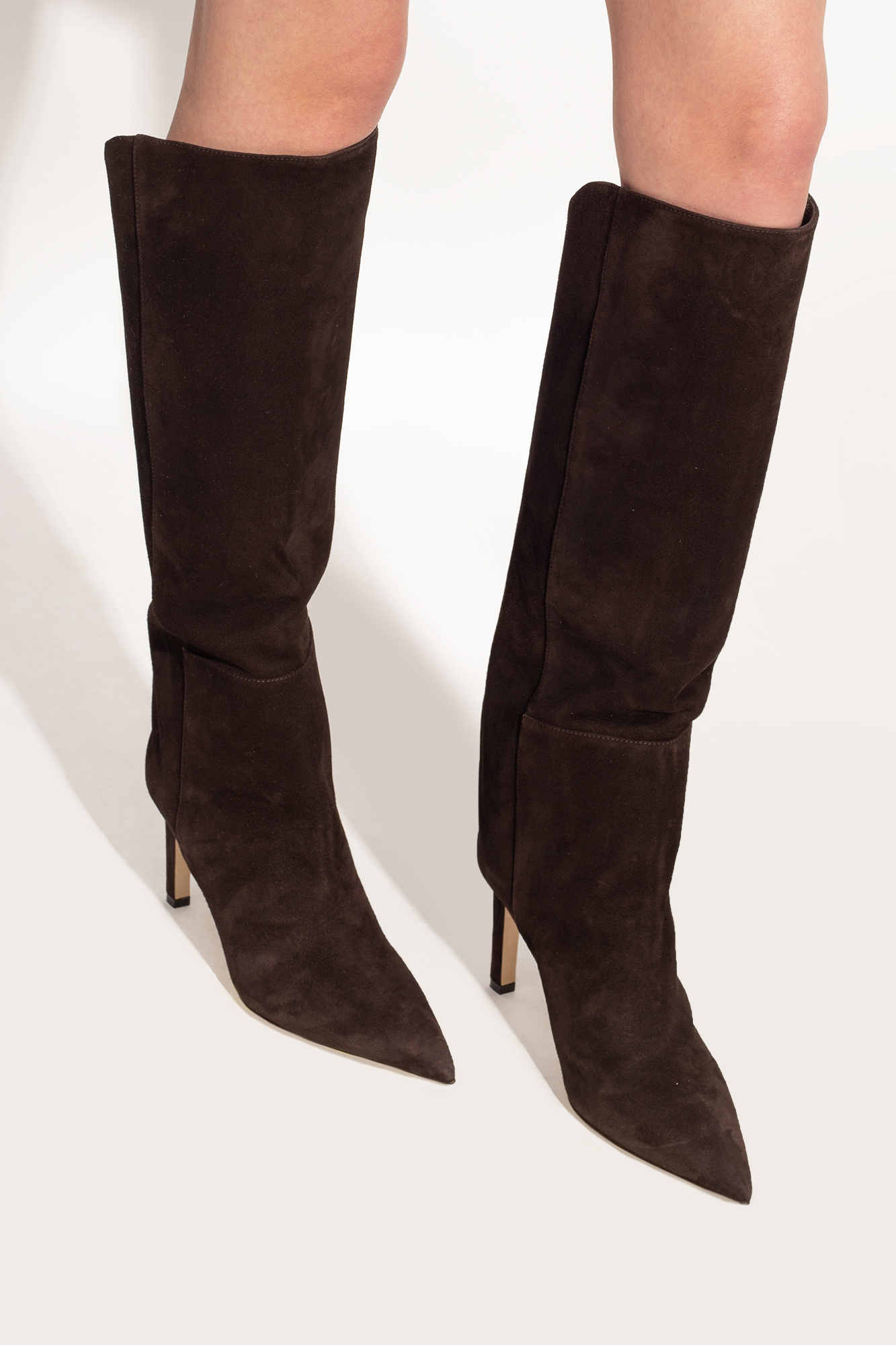 Jimmy choo brown outlet boots